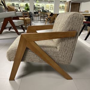 リチャード シングルソファチェア 和風ラウンジチェア コーヒーチェア モダンスタイル 新入荷 高品質 リビングルーム 寝室用アームチェア - Product Image 4