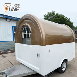 Luxury Multi Function Small Round Mobile Food Truck Commercial Vending Trailer for Europe - Product Image 4