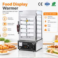 Chariot chauffant électrique commercial pour banquets, armoire de maintien au chaud en acier inoxydable à 5 niveaux, présentoir de buffet pour la restauration