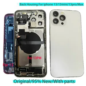 Custodia posteriore per <span class=keywords><strong>iPhone</strong></span> 13 Pro Max Mini <span class=keywords><strong>Cover</strong></span> posteriore, sostituzione del telaio centrale, porta posteriore con vassoio completo per SIM - Product Image 2