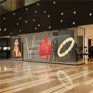 P3.91-7.81 Full Color Hd Advertising Ultra Thin Glass Led <b>Wall</b> Panel Event Led <b>Screen</b> Clear Transparent Led Display - Product Image 4