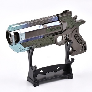 Custom pistol model shooting game Apexs13cm Blue Little Helper Shape-change cosplay puntelli giocattolo regalo artigianato decorativo in metallo - Product Image 2