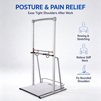 Station de musculation tout-en-un pour la maison, appareil d'entraînement complet pour tractions, dips, squats assistés et étirements de yoga