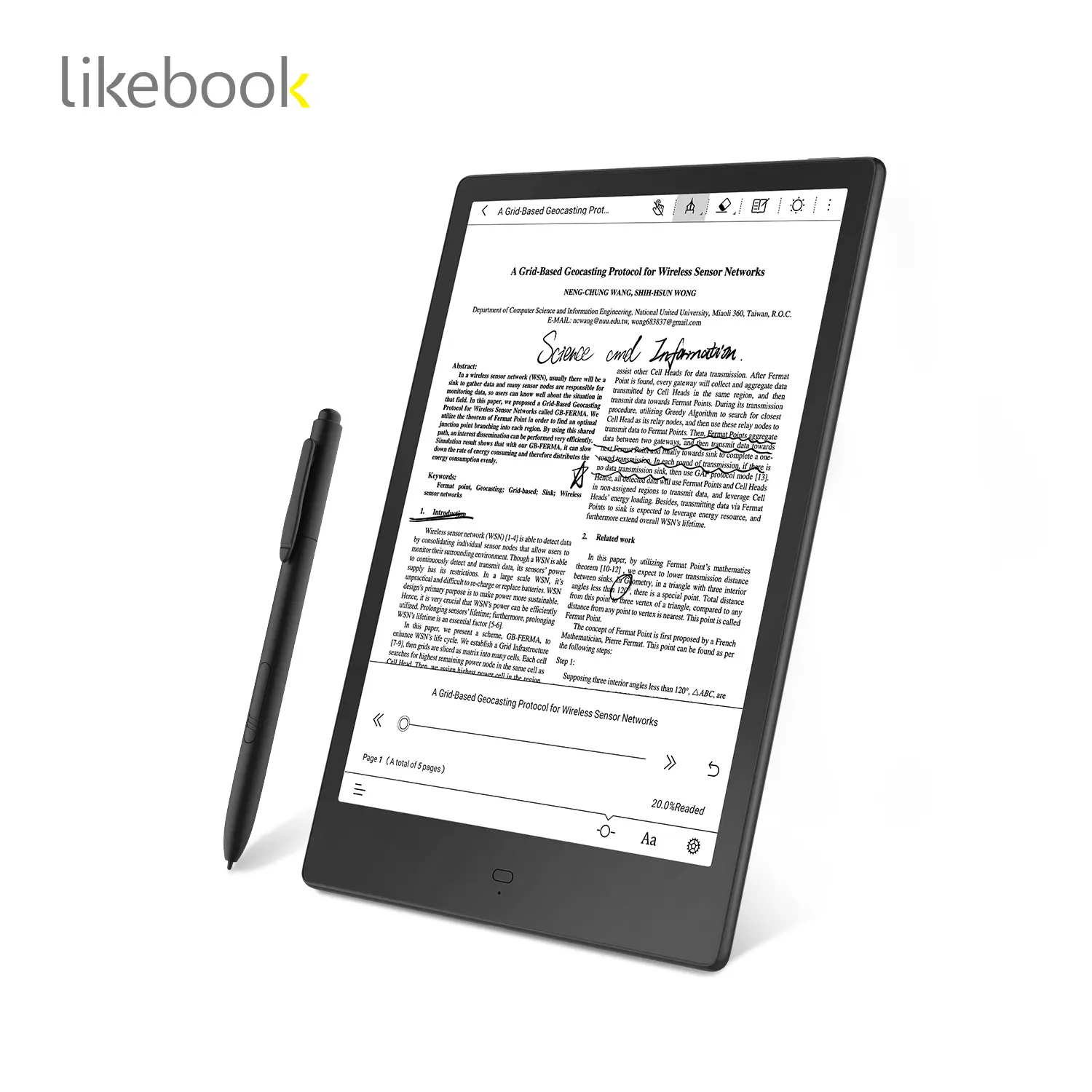 Best Quality protect eyes 10.3 inch eink display 4G e-book reader E book E Reader