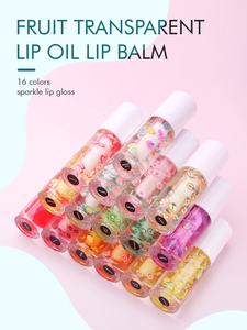 Etiqueta privada Logotipo personalizado Aceite de labios con sabor transparente Brillo de labios Aceite de brillo de labios Base de aceite de labios - Product Image 4