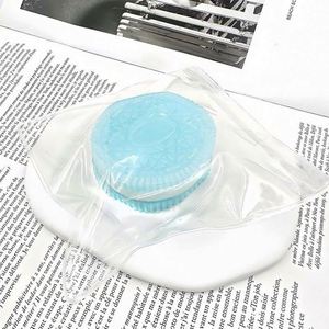 New Arrival Clear Transparent Silicone <b>Squishy</b> Crystal Ball Sensory Fidget Toy with Glitter Liquid for Squeezing Pleasure - Product Image 5