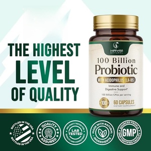 Beste Verkoop Probiotica Capsule Prebiotische Vezelpoeder Bevorderen Spijsvertering-100 Miljard Kolonie-Eenheden, 16 Probiotische Stammen - Product Image 3