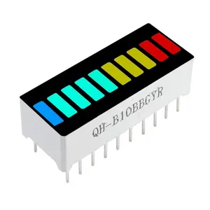 LED Display Module 10 Segment Bar graph Light Display Module Bar Graph Ultra Bright Red Yellow Green Blue Color Multi-color