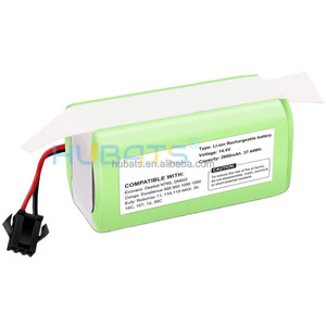 Batería de iones de litio ICR18650 4S1P 2600mAh 14,4 V para eufy RoboVac 11 11S 12 Ecovacs <span class=keywords><strong>Deebot</strong></span> <span class=keywords><strong>N79</strong></span> N79S N95 14,4 V 2600mAh batería de litio - Product Image 3