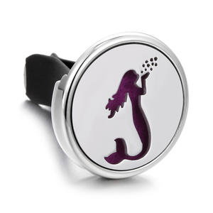 Stainless Steel <b>Car</b> Fragrance Diffuser Vent Clip With Felt Pads - Product Image 5