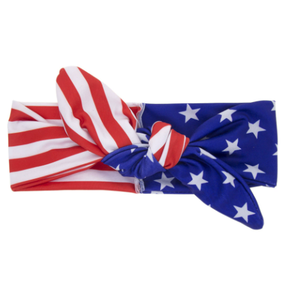 Noeuds de cheveux faits à la main de haute qualité personnalisés pour le 4 juillet, accessoires pour cheveux pour filles, pour la fête de l'indépendance, rouge, blanc, bleu marine - Product Image 3