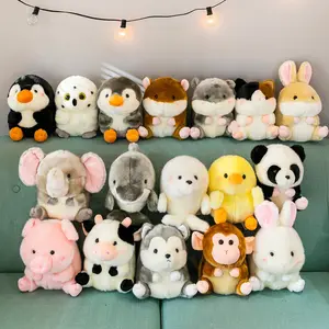 Jouets en peluche longs et Super doux de 8 pouces, Animal de mer en peluche, sceau, lapin, cochon, éléphant, chien, peluche pp, coton, jouets en peluche