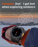 Nuevo Reloj Inteligente KC93 GPS para Exteriores 2025, Pantalla AMOLED de 1.56'', Resistente al Agua 3ATM, Estilo Deportivo con GPS y Brújula