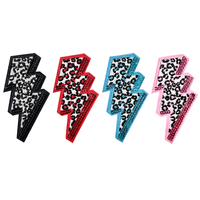 En gros, Patch éclair brodé de sequins léopard, Badge thermocollant, Applique Y2K, Motif animal guépard, pour vêtements, sacs, chapeaux, DIY