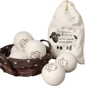 Productos Nuevos 2024, Productos de Lavandería, Bola de Secadora de Fieltro de Lana Ecológica, Bola de Secadora de Ropa Reutilizable con Aroma, Juego de <span class=keywords><strong>Lavadora</strong></span> - Product Image 3