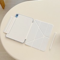 Housse anti-rayures et anti-déformation pour iPad Air 11 M3 2025, support magnétique double face pliable en Y, porte-stylet intégré