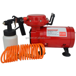 TOLHIT Bivolt 450 Вт двигатель 110 В 220 В 60 Гц Мини Аэрограф Воздушный компрессор для окраски краски распылитель - Product Image 2