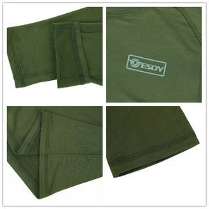 Màu Xanh Hải Quân Dịch Vụ OEM Chiến Thuật Lông Cừu Nhiệt Ấm Quần Áo Nhiệt Đồ Lót - Product Image 3