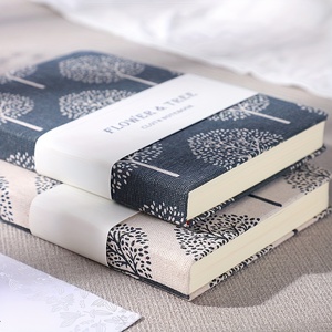 Diario de lino Cuadernos de negocios de tapa dura personalizados A5 Útiles escolares Diario elegante Bonito diario con buena calidad - Product Image 3