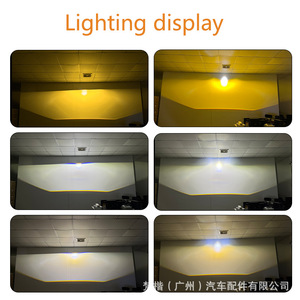 Lentes LED de Alta Potencia para Faros Antiniebla Tricolor de 3 Pulgadas, Doble Lámpara X2, Luz Alta/Baja para Automóvil, Reflectores - Product Image 4