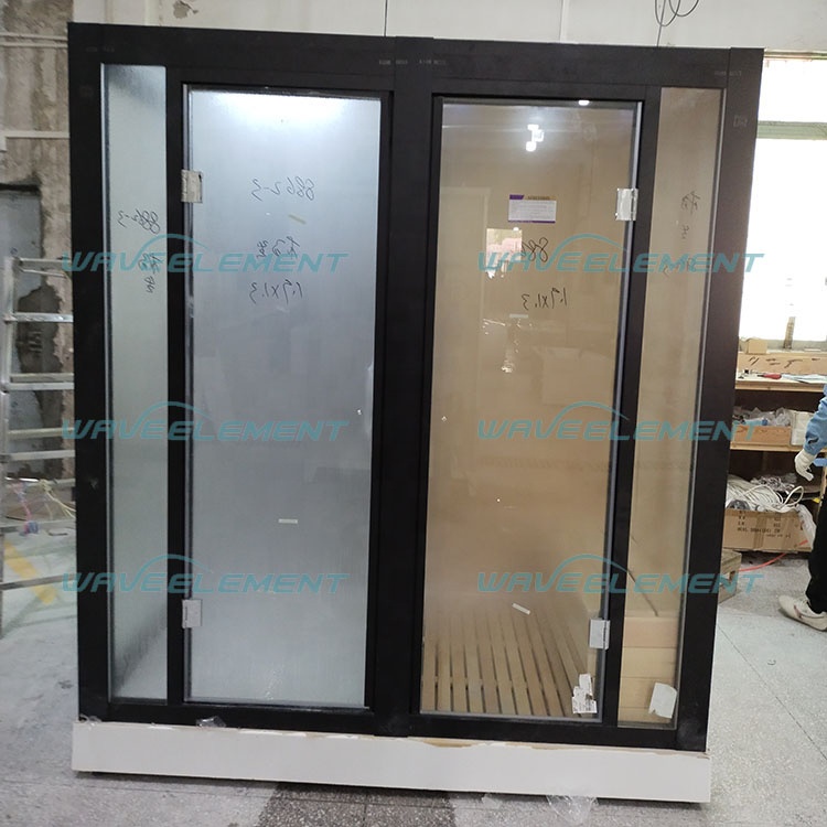 Traditional steam sauna room/ steam shower sauna combo/ sauna shower cabin