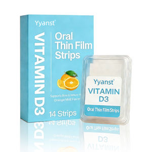 Tiras Orales de Vitamina D3 Veganas para Adultos, Personalizadas OEM/ODM, Favorecen la Salud Ósea e Inmunológica, Acción Rápida - Product Image 1