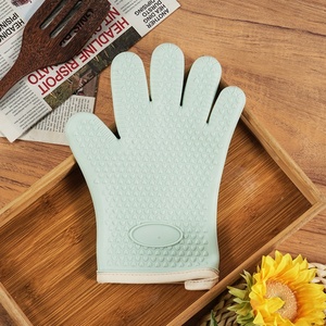 Gants résistants à la chaleur, gants de four en silicone anti-brûlure, gants en silicone réutilisables, adaptés à la pâtisserie - Product Image 5