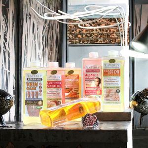 OEM Laverly Stock 1000ml Citron Blanchissant Visage Corps Correcteur Huile Réparatrice Vitamine C Huile d'Or Essentielle pour Anti-Taches Vieillissement - Product Image 2