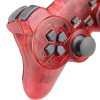 TGZ 208T Sans fil pour manette de jeu Joystick pour PS2 - Design transparent Accessoires de jeu Jouer à des jeux