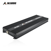 Amplificateur de voiture mono bloc AK-DG8 6000W RMS classe D, amplificateur audio professionnel haute puissance 1 canal pour caisson de basses