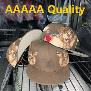 Nuovo Design <span class=keywords><strong>Era</strong></span> Cappellino Unisex con Visiera Piatta in Poliestere/Cotone, Ricamo 3D, Traspirante, per Uso Quotidiano e Sportivo - Product Image 6