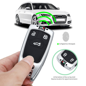 Nouvelle coque de protection pour clé de voiture en alliage de zinc pour <span class=keywords><strong>Audi</strong></span> A4 B9 A5 A6 8S 8W Q5 Q7 4M S4 S5 S7 TT TTS TFSI <span class=keywords><strong>RS</strong></span> Accessoires sans clé - Product Image 5