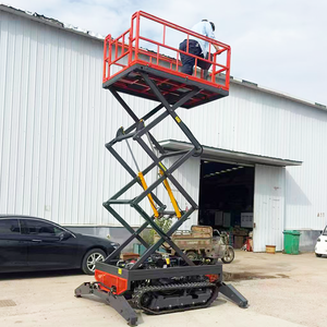 Plataforma de Tijera Autopropulsada sobre Orugas para Terrenos Difíciles de 4-18m, Andamio Elevador Hidráulico Móvil a Diésel, Plataforma de Trabajo Tipo ATV - Product Image 5