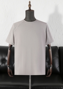 T-<span class=keywords><strong>shirt</strong></span> décontracté américain à épaules tombantes pour <span class=keywords><strong>homme</strong></span>, longueur standard, été, respirant, séchage rapide, 100 % polyester, robuste, élastique, coupe ajustée, fabriqué en Chine - Product Image 5