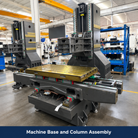 Centre d'usinage vertical CNC 5 axes haute précision BT40 à broche unique pour moules automobiles et pièces métalliques