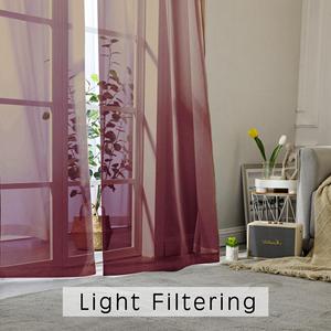 OWENIE رخيصة البوليستر الجملة مخصص جاهزة ستارة إعادة تدوير الفوال ستائر غرفة المعيشة شفافة والستائر من الصين - Product Image 3