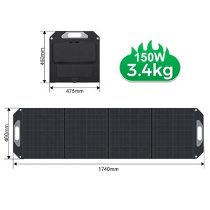 Pannello Solare Pieghevole ETFE HPBC Impermeabile e Flessibile da 100W 120W 150W 200W per Caricabatterie da Esterno - Product Image 3