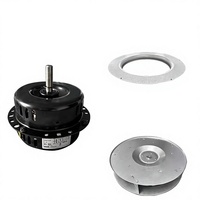 Unité de filtration de ventilateur FFU380 monophasée 220V AC avec moteur en cuivre, 120mm, avec roue à aubes galvanisée et anneau de guidage d'air pour salle blanche