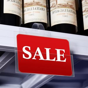 Portaetiquetas Colgantes de Plástico para Estantes de Supermercado, Soporte para Letreros de PVC, Ecológico, Duradero, Personalizable, para Puntos de Venta Minoristas - Product Image 4