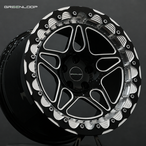 Rines Deportivos GL de 17 y 18 Pulgadas con Beadlock, Rines Forjados para <span class=keywords><strong>BMW</strong></span> M2 M3 M4 M5 F20 F30 F32 F36 F40 F90 <span class=keywords><strong>E90</strong></span> E70 5x112 5X 114.3 - Product Image 2