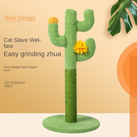 Poteau à gratter pour chat en sisal naturel, forme de champignon, cactus, vente en gros, nouveaux arbres à chat pour chats, durables, lavage à la main, Catwalk
