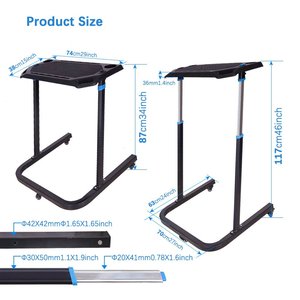 <span class=keywords><strong>Rodillo</strong></span> de entrenamiento de Ciclismo de interior, entrenador de <span class=keywords><strong>bicicleta</strong></span> inteligente duradero al por mayor con mesa de portátil para <span class=keywords><strong>bicicleta</strong></span> de carretera - Product Image 3