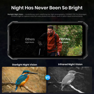 Fossibot F107 Pro gồ ghề điện thoại thông minh Android 15 6 inch FHD + 120Hz xây dựng lớn loa 5G Ánh sáng ban đêm tầm nhìn gồ ghề điện thoại - Product Image 3