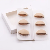 Vender Supply Lash Tools Cils Mannequin Head Remplacement Paupières Silicone Amovible Formation Paupières Pour Lash