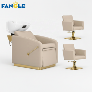 Muebles de peluquería de gran venta: Silla de barbero, carrito auxiliar, sillón lavacabezas, estación de peluquería - Product Image 1