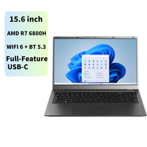 Intel NUC 15.6 inch Windows 11 máy tính xách tay AMD R7 6800h máy tính USB 3.2 RJ45 Wifi 6 + BT 5.3 DDR5 RAM 32GB 64GB cao cấp máy tính xách tay - Product Image 1