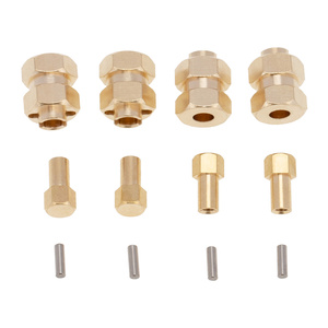 Adaptador hexagonal de rueda de latón de 3MM, 5MM, 8MM para 1/24 RC <span class=keywords><strong>Crawler</strong></span> <span class=keywords><strong>SCX24</strong></span> AXI90081 AXI00002 AXI00001 AXI00004 Gladiator - Product Image 6