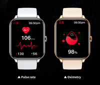 Montre connectée CY13 pour femmes et couples - Répondre aux appels, bracelet multisports avec écran IPS et bracelet en silicone, compatible iOS