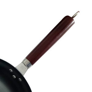 Ensemble de woks en fer non revêtu - 30/32 cm, respectueux de l'environnement, compatible four et induction, <span class=keywords><strong>wok</strong></span> chinois pour la cuisson à la <span class=keywords><strong>wok</strong></span>, pour restaurant et usage domestique - Product Image 5