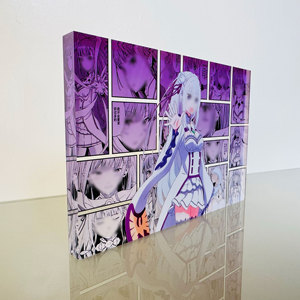 Rem Re:<span class=keywords><strong>Zero</strong></span> - Commencer une nouvelle vie dans un autre monde - Marchandises d'anime - Ornement de bureau 2D - Brique en acrylique cristallin - Product Image 4